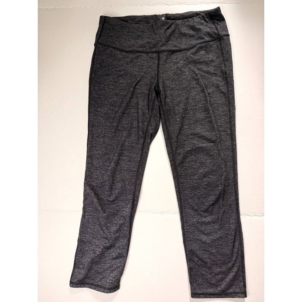 Athleta Leggings Womens Medium Tall Heather Gray Coolmax Athletic